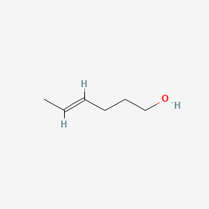 Chemical structure of 4-Hexen-1-ol