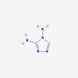 Chemical structure of 3,4-Diamino-1,2,4-triazole
