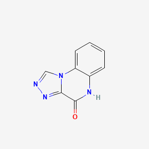 Chemical structure of [1,2,4]triazolo[4,3-a]quinoxalin-4(5H)-one