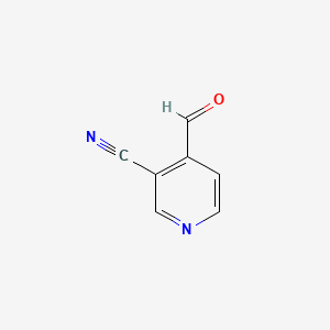Chemical structure of 4-Formylnicotinonitrile