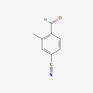 Chemical structure of 4-Formyl-3-methylbenzonitrile