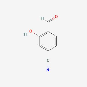 Chemical structure of 4-Formyl-3-hydroxybenzonitrile