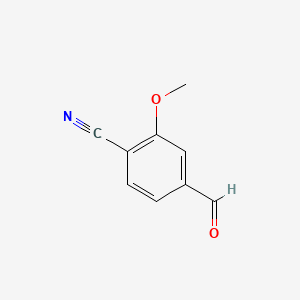 Chemical structure of 4-Formyl-2-methoxybenzonitrile