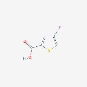 Chemical structure of 4-fluorothiophene-2-carboxylic acid
