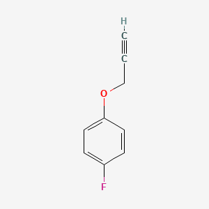 Chemical structure of 4-Fluoro-phenyl propargyl ether