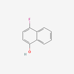 Chemical structure of 4-Fluoro-1-naphthol