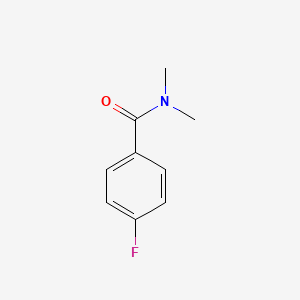 Chemical structure of 4-Fluoro-N,N-dimethylbenzamide
