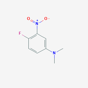Chemical structure of 4-Fluoro-N,N-dimethyl-3-nitroaniline