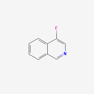 Chemical structure of 4-Fluoroisoquinoline