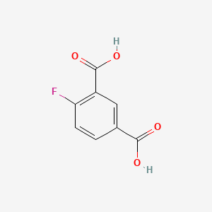 Chemical structure of 4-Fluoroisophthalic acid