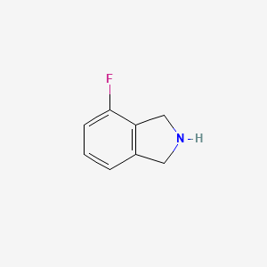 Chemical structure of 4-fluoroisoindoline