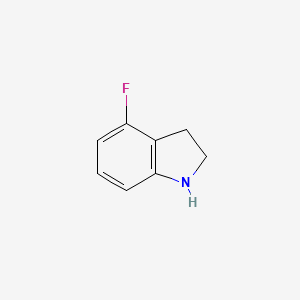 Chemical structure of 4-Fluoroindoline