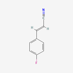 Chemical structure of 4-Fluorocinnamonitrile