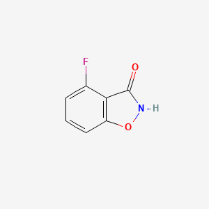 Chemical structure of 4-Fluoro-1,2-benzoxazol-3-ol