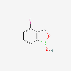 Chemical structure of 4-Fluorobenzo[c][1,2]oxaborol-1(3H)-ol