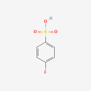 Chemical structure of 4-Fluorobenzenesulfonic acid