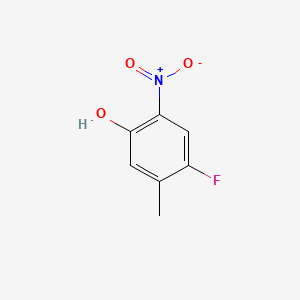 Chemical structure of 4-Fluoro-5-methyl-2-nitrophenol