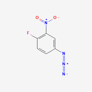Chemical structure of 4-FLUORO-3-NITROPHENYL AZIDE