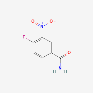 Chemical structure of 4-Fluoro-3-nitrobenzamide