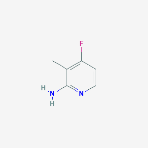 Chemical structure of 4-Fluoro-3-methylpyridin-2-amine