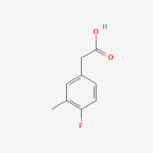 Chemical structure of 4-Fluoro-3-Methylphenylacetic Acid