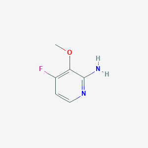 Chemical structure of 4-Fluoro-3-methoxypyridin-2-amine