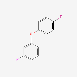 Chemical structure of 4-Fluoro-3-Iododiphenyl Ether