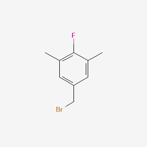 Chemical structure of 4-Fluoro-3,5-dimethylbenzyl bromide
