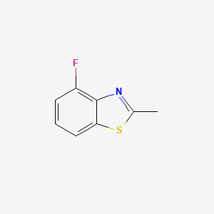 Chemical structure of 4-Fluoro-2-methylbenzothiazole