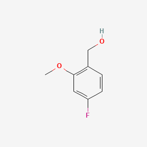 Chemical structure of 4-FLUORO-2-METHOXYBENZYL ALCOHOL