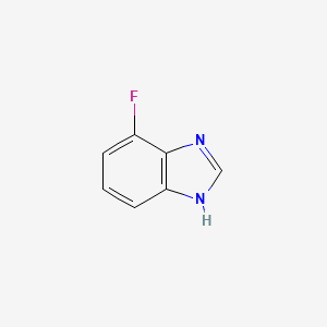 Chemical structure of 4-Fluoro-1H-benzimidazole