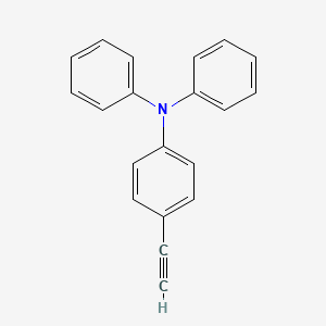 Chemical structure of 4-Ethynyltriphenylamine