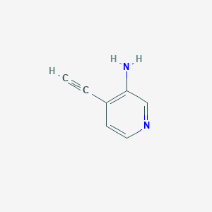 Chemical structure of 4-Ethynylpyridin-3-amine