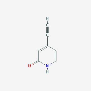 Chemical structure of 4-Ethynylpyridin-2(1H)-one