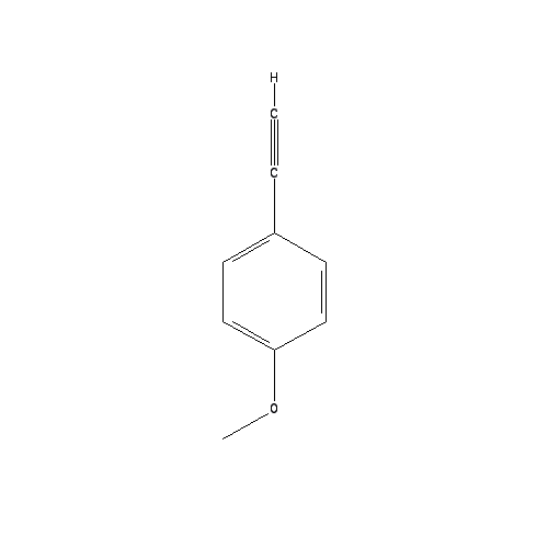 Chemical structure of 4-Ethynylanisole