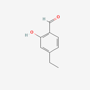 Chemical structure of 4-Ethylsalicylaldehyde