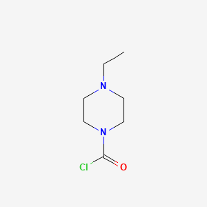 Chemical structure of 4-Ethyl-piperazine-1-carbonyl chloride
