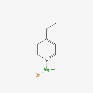 Chemical structure of 4-Ethylphenylmagnesium bromide
