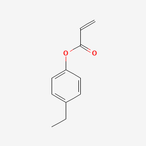 Chemical structure of 4-Ethylphenyl acrylate