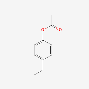 Chemical structure of 4-Ethylphenyl Acetate