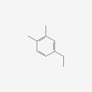 Chemical structure of 4-Ethyl-o-xylene