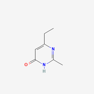 Chemical structure of 6-Ethyl-2-methylpyrimidin-4(1H)-one