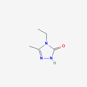 Chemical structure of 4-Ethyl-3-methyl-1H-1,2,4-triazol-5(4H)-one