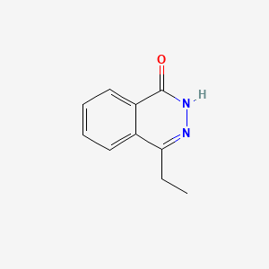 Chemical structure of 4-Ethyl-2H-phthalazin-1-one