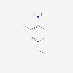 Chemical structure of 4-Ethyl-2-fluoroaniline