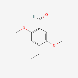 Chemical structure of 4-Ethyl-2,5-dimethoxybenzaldehyde