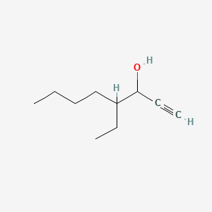 Chemical structure of 4-Ethyl-1-octyn-3-ol