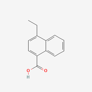 Chemical structure of 4-Ethyl-1-naphthoic acid