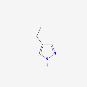 Chemical structure of 4-Ethyl-1H-pyrazole