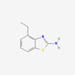 Chemical structure of 4-Ethyl-1,3-benzothiazol-2-amine